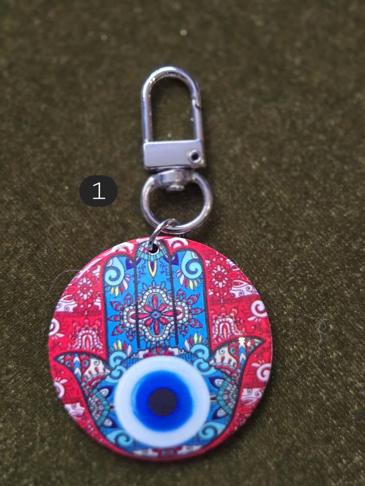 Hamsa Keychain
