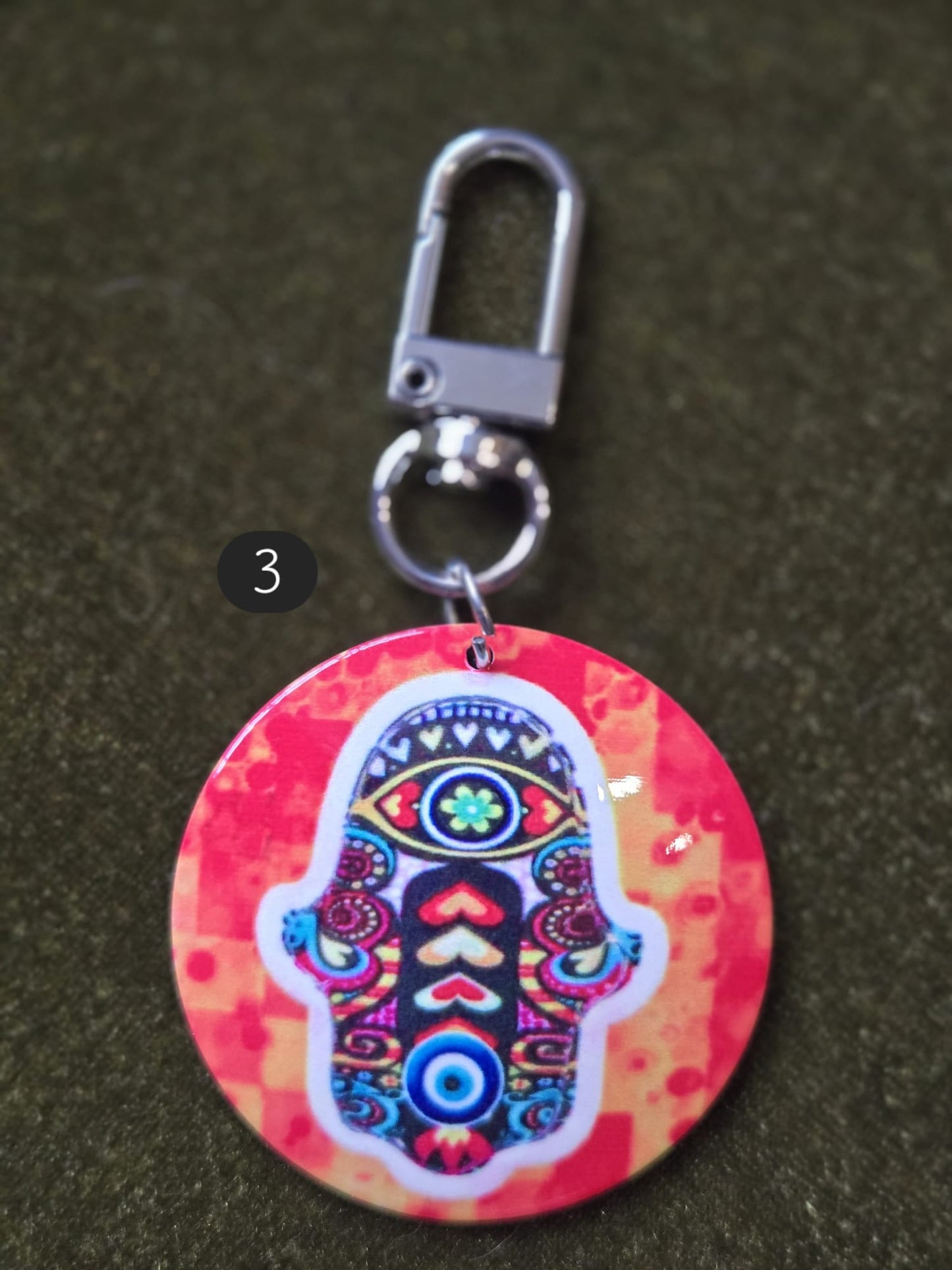 Hamsa Keychain