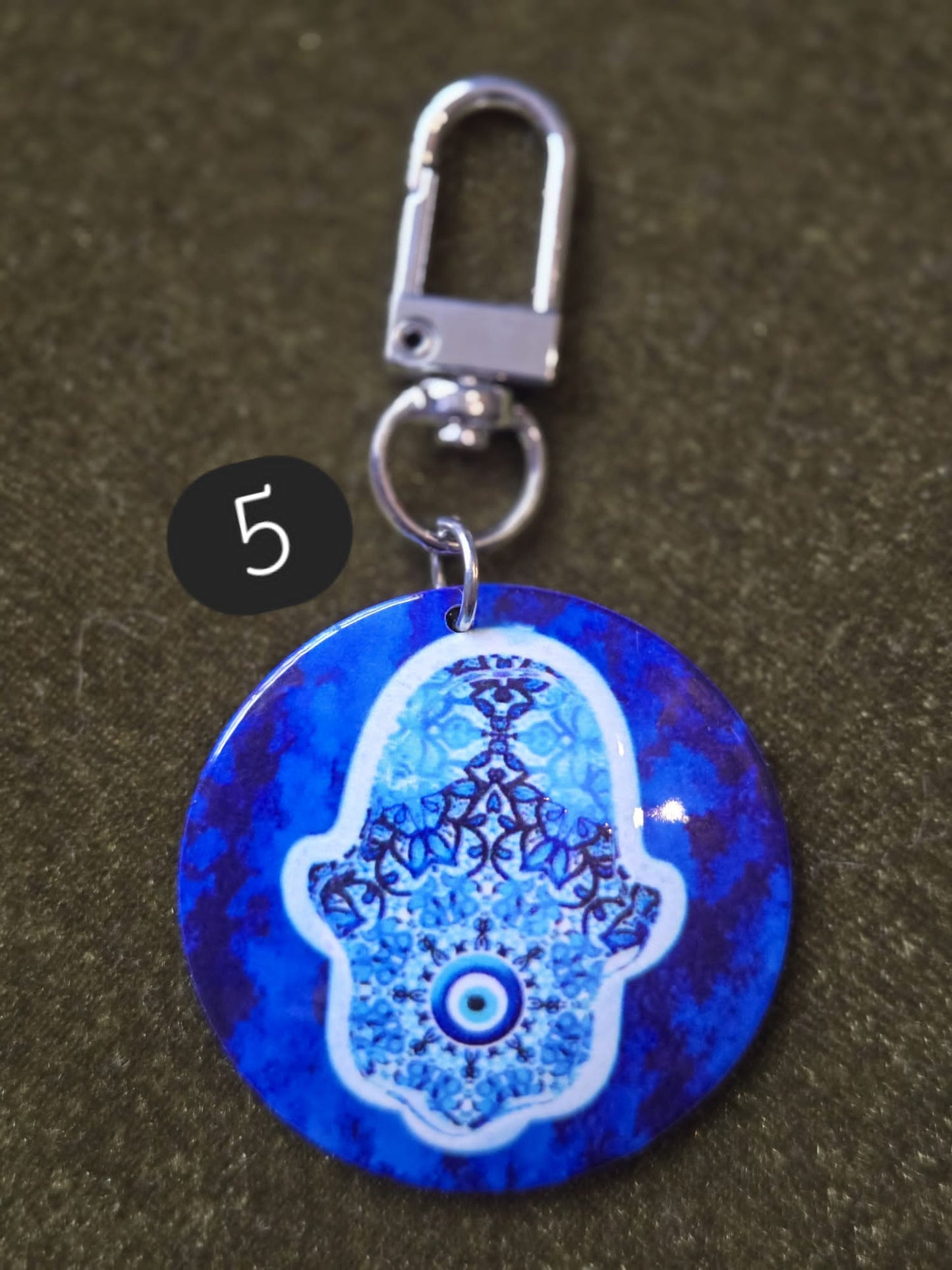 Hamsa Keychain