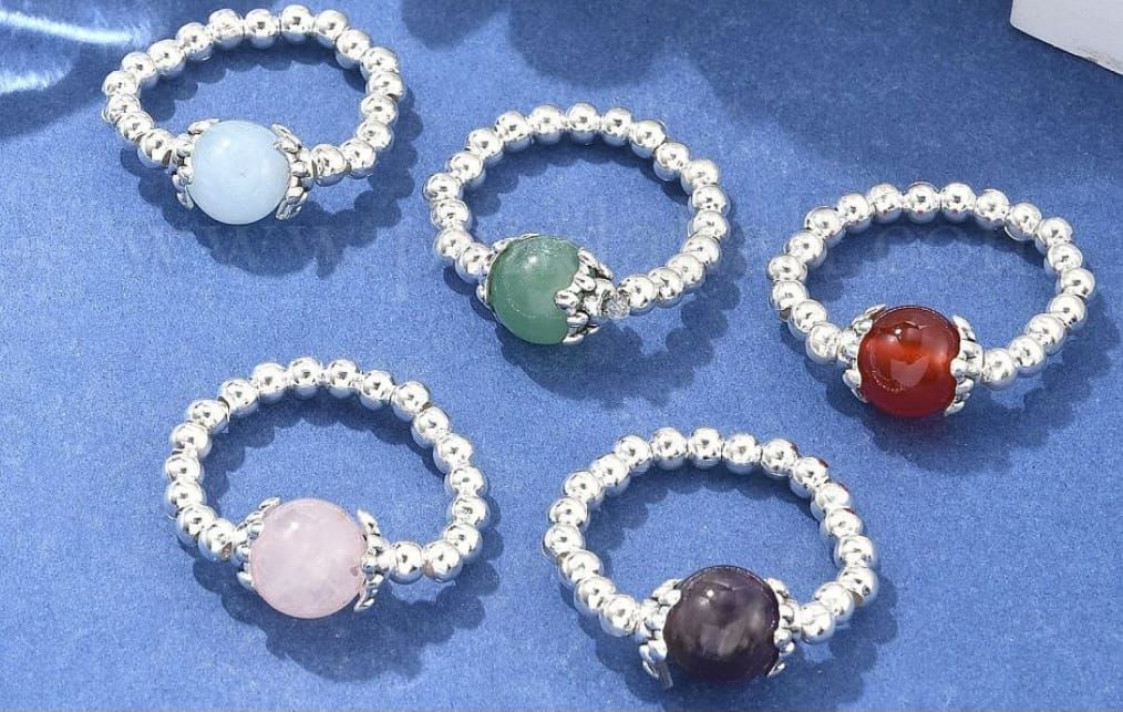 Jade Stretchie Ring