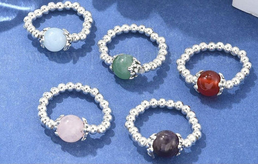 Jade Stretchie Ring
