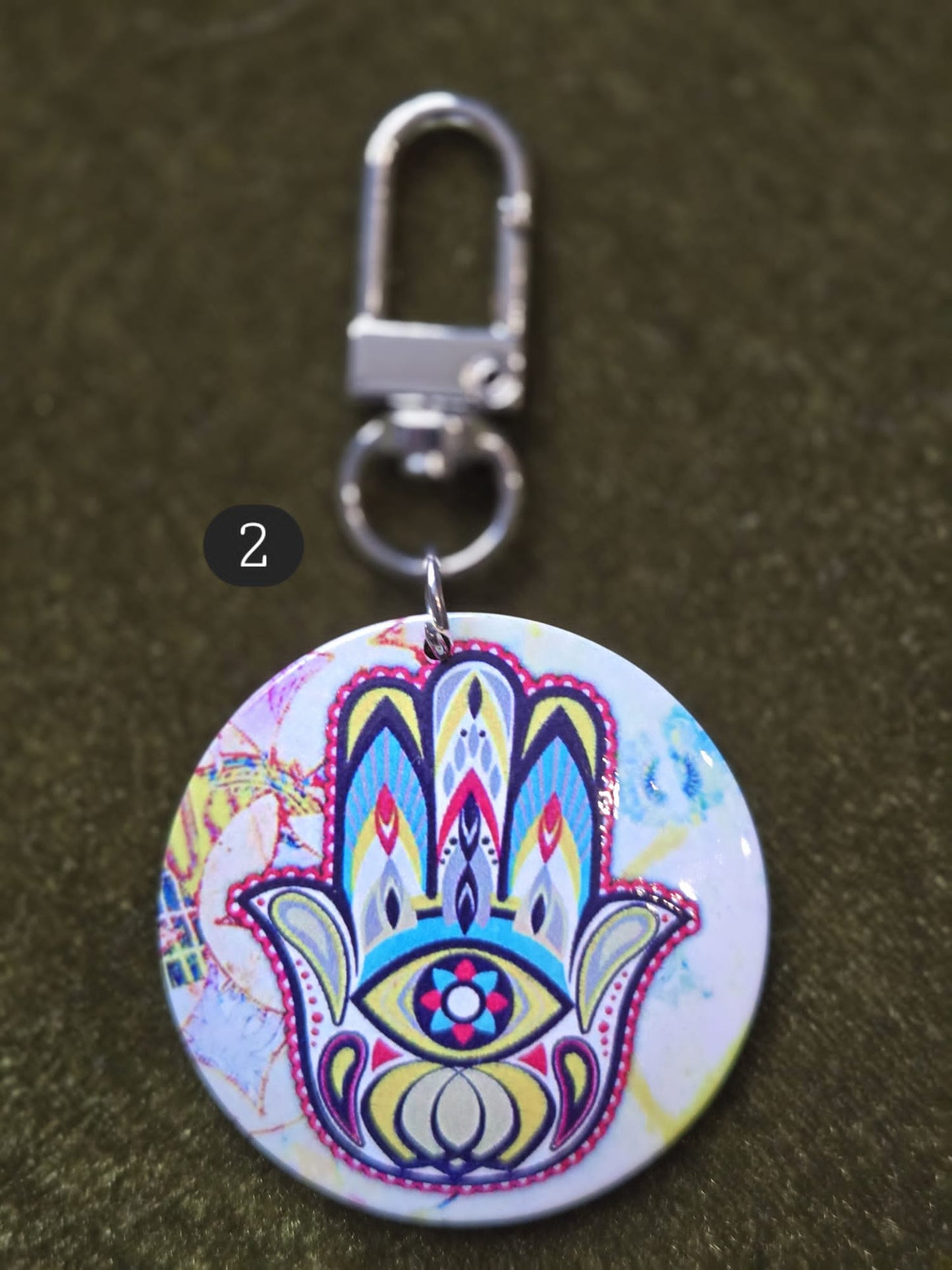 Hamsa Keychain