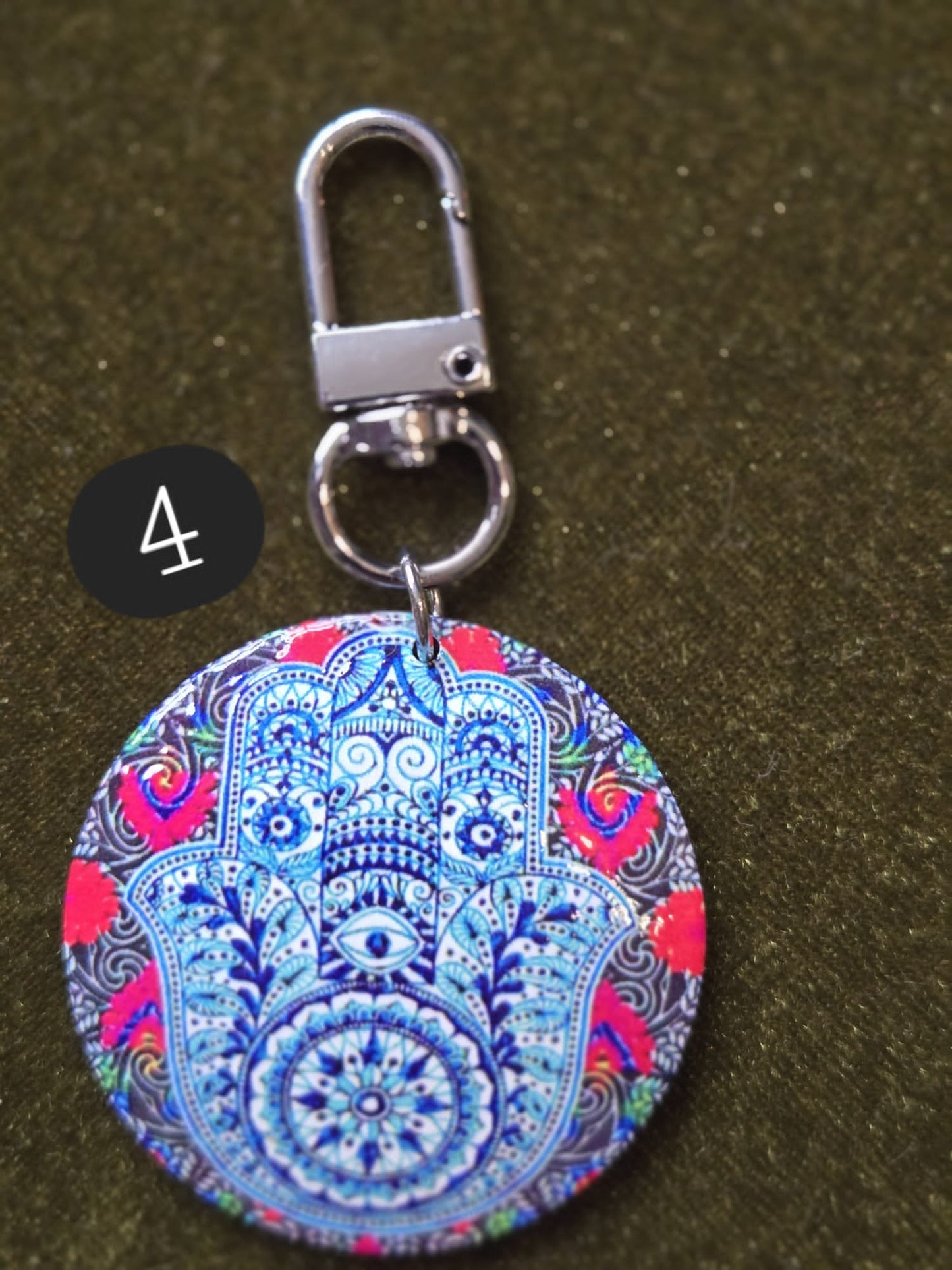 Hamsa Keychain