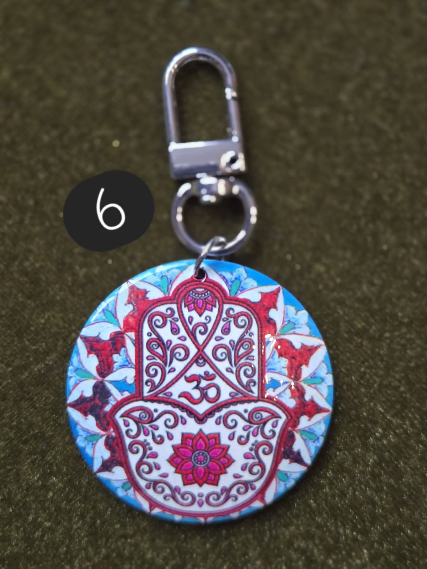 Hamsa Keychain