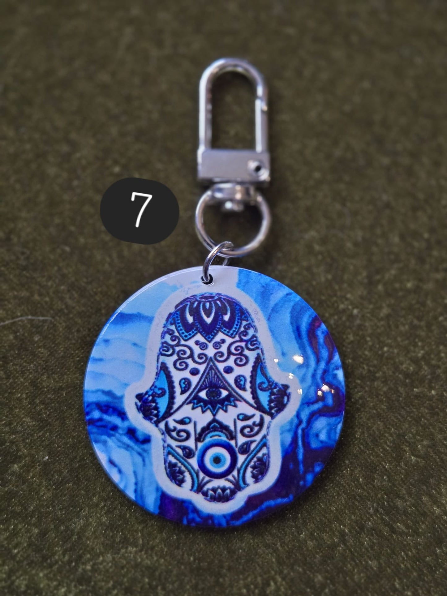 Hamsa Keychain
